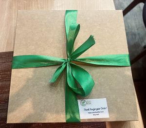 This is how your Togo items are wrapped! Cute   at iVegan in Makati