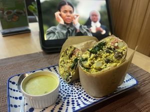 Breakfast for dinner and a movie   at iVegan in Makati