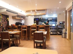 Nice interier at iVegan in Makati