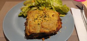 Moussaka at iVegan in Makati