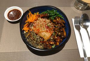 Bibimbap at iVegan in Makati
