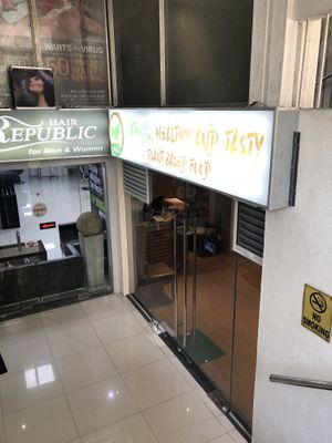 drop down dude at iVegan in Makati