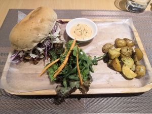 Sandwich au chou. (juste excellent !) at iVegan in Makati