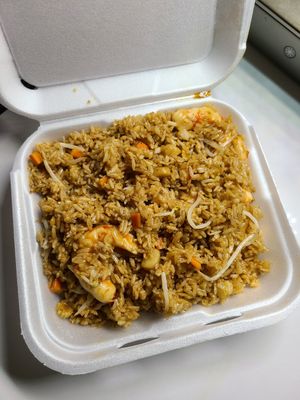 Shrimp Fried Rice - Takeout at Harmony Vegetarian in Chamblee