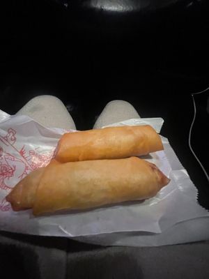 Spring rolls (2) at Harmony Vegetarian in Chamblee