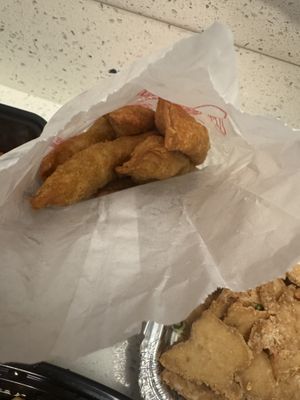 Curry Pockets  at Harmony Vegetarian in Chamblee