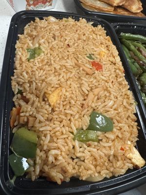 Basil Fried Rice   at Harmony Vegetarian in Chamblee