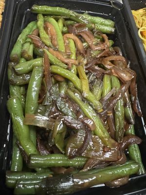 String Bean Szechuan style  at Harmony Vegetarian in Chamblee