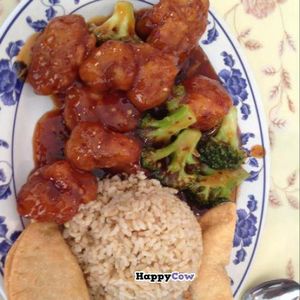 general tao's 'chicken' at Harmony Vegetarian in Chamblee
