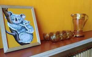 Koala art at Kenny Lover in Thornbury