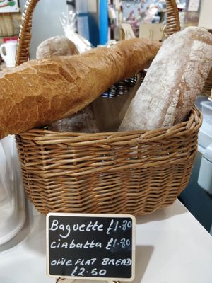 Lot's of bread's at Vegan Goodies Wales in Oswestry