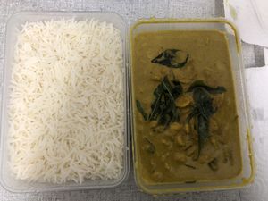 Cashew curry (AMAZING! So creamy!) and rice at SL Coconut Tree in Wantirna South