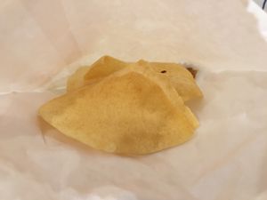 A bag of papadums at SL Coconut Tree in Wantirna South