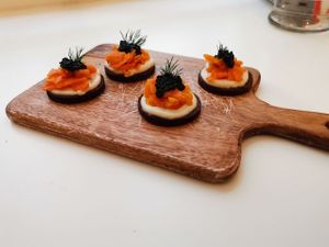 Carrot Lox Blinis at Pepper & Ginny - Vegane Veinkost in Vienna