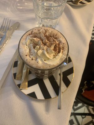 Hot chocolate  at Pepper & Ginny - Vegane Veinkost in Vienna