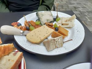 Some amazing cheeses here! at Pepper & Ginny - Vegane Veinkost in Vienna