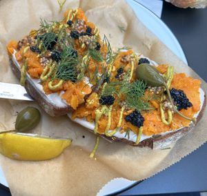 Carrot lox  at Pepper & Ginny - Vegane Veinkost in Vienna
