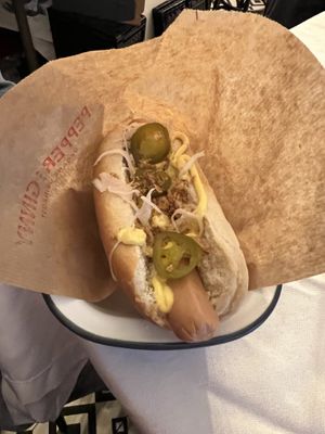 Hot Dog  at Pepper & Ginny - Vegane Veinkost in Vienna
