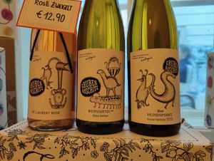 Fun wines :) at Pepper & Ginny - Vegane Veinkost in Vienna