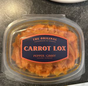 Carrot Lox 10€
  at Pepper & Ginny - Vegane Veinkost in Vienna