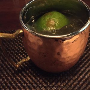 Moscow mule at Pasta Ciao in Busan