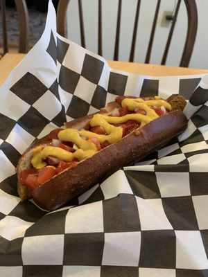 The "original" hotdog at Gardeno - Calle Orizada in Tijuana