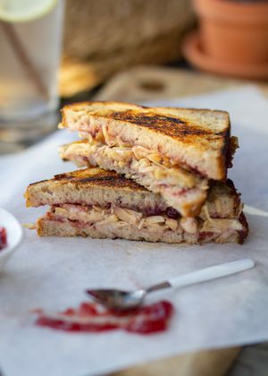 Yacaturkery sandwich (holiday sandwich) at Gardeno - Calle Orizada in Tijuana