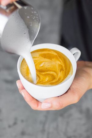 Oat milk latte at Gardeno - Calle Orizada in Tijuana