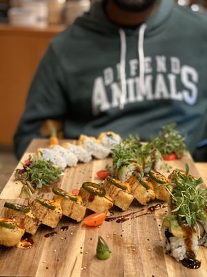 That’s a lot of sushi at The Yasai - Convoy in San Diego
