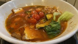 Triple tomato ramen  at The Yasai - Convoy in San Diego