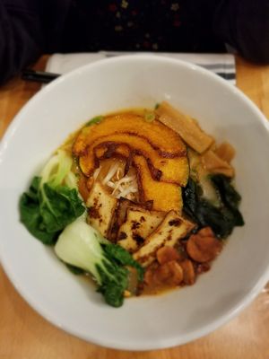 Traditional with tofu and kabocha squash at The Yasai - Convoy in San Diego