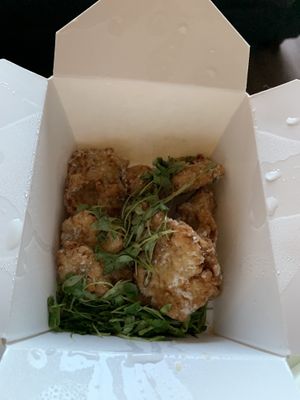 Karaage nuggets were amazing! at The Yasai - Convoy in San Diego