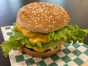 Diabolic burger. at Doppel Brügger in Rio De Janeiro