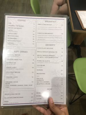 Drink Menu  at Doppel Brügger in Rio De Janeiro