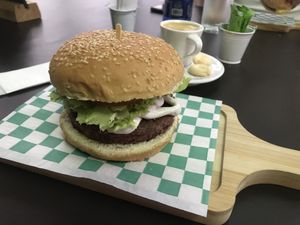 Blue Cheese Burger   at Doppel Brügger in Rio De Janeiro