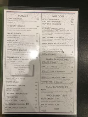 Food Menu   at Doppel Brügger in Rio De Janeiro