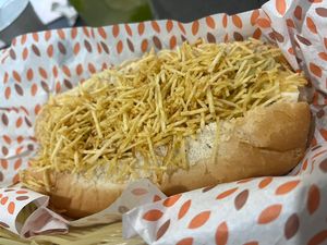 Hot dog  at Doppel Brügger in Rio De Janeiro