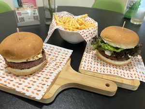 Burger and fries  at Doppel Brügger in Rio De Janeiro