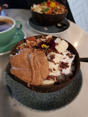 Breakfast bowl at Wolfox in Brighton