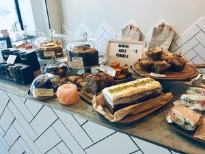 Vegan counter  at Wolfox in Brighton