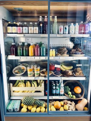 Juice fridge  at Wolfox in Brighton