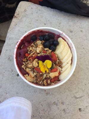 Acai bowl takeaway  at Wolfox in Brighton