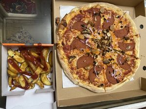   at Pizzology in Salford