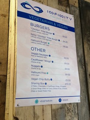 And more! at Infinity Fish Bar & Grill in Portrush