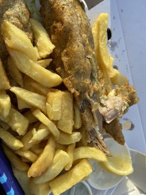 Inside the fish  at Infinity Fish Bar & Grill in Portrush