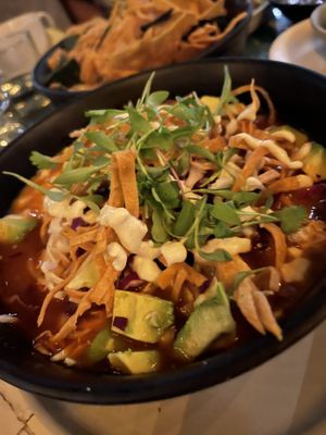 Pozole at Gracias Madre in Newport Beach