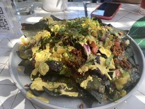 Chorizo Nachos  at Gracias Madre in Newport Beach