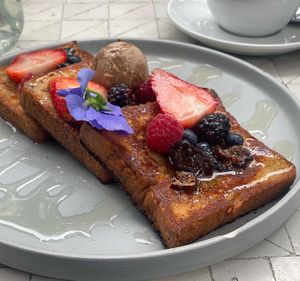 French toast  at Gracias Madre in Newport Beach