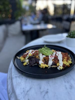 Huevos Rancheros    at Gracias Madre in Newport Beach