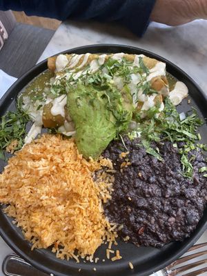 Enchiladas Verde   at Gracias Madre in Newport Beach